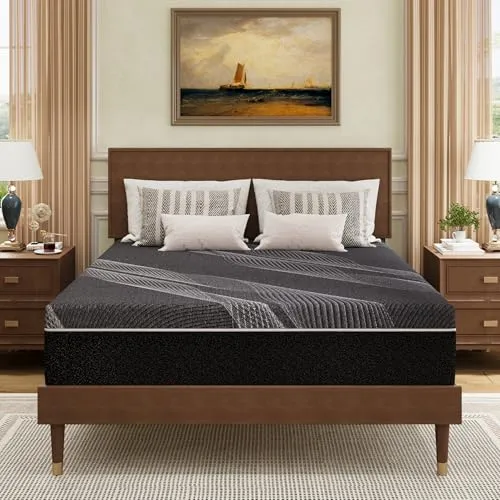 Dyonery Queen Size Mattress 10 Inch Gel Memory Foam Medium